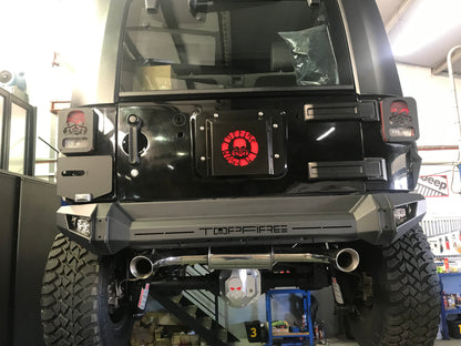 Free-Flow Stainless Steel Dual Pipe Exhaust for Wrangler JK JKU (FULLY FITTED - CAPE TOWN ONLY)