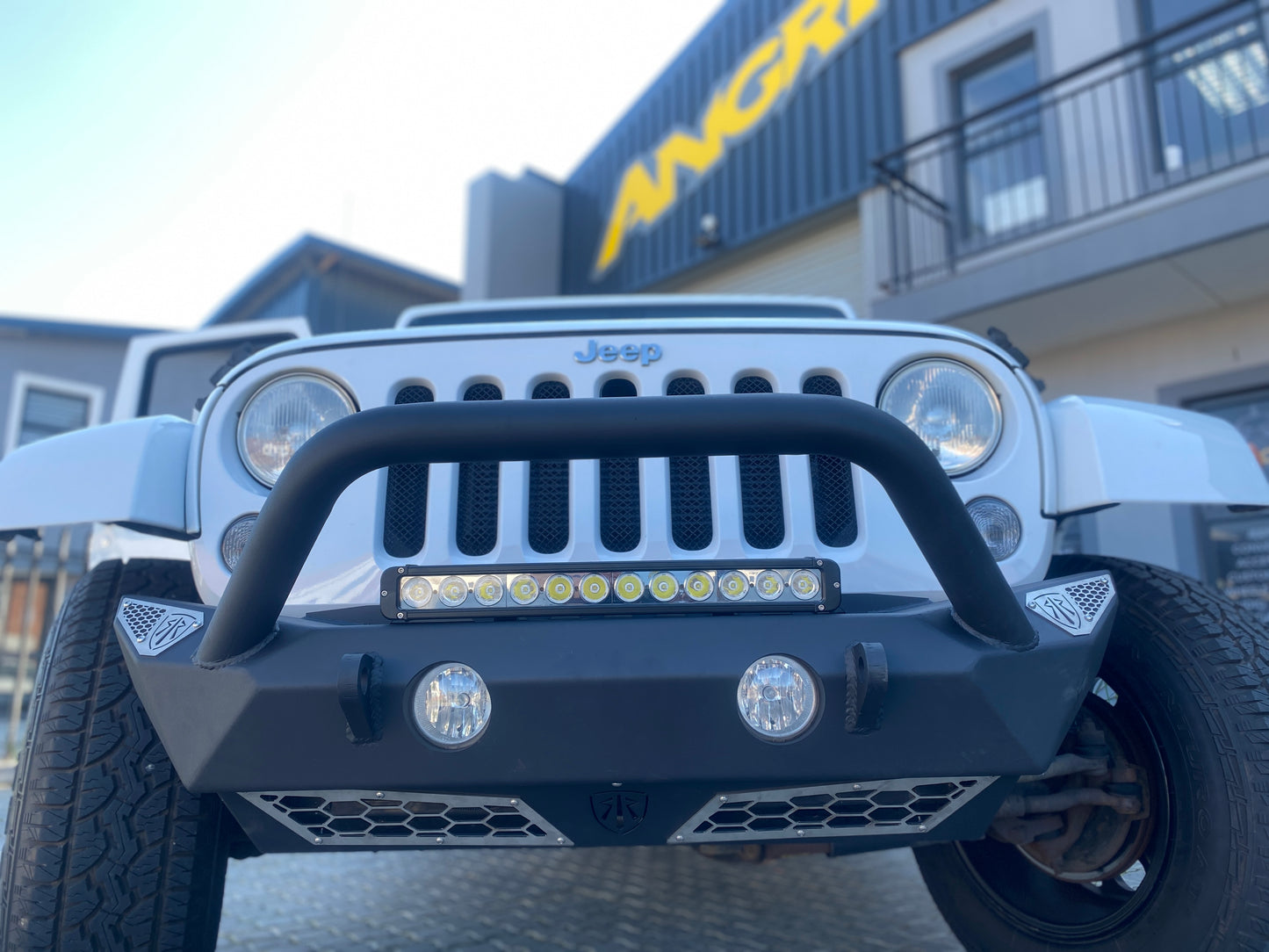 RockRage CRX STUBBY Front Bumper for Wrangler JK / JKU
