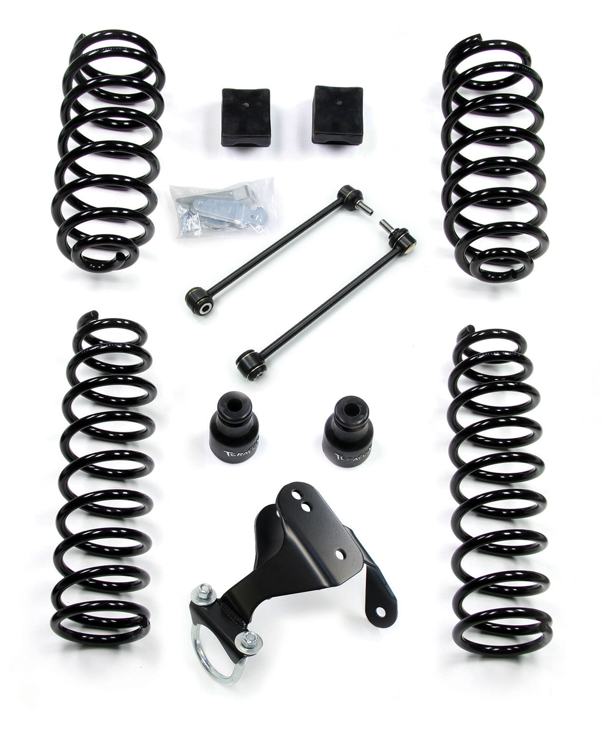 FULLY FITTED: 2.5" Premium Teraflex Coil System with 9550 Shocks, Stabiliser & Retainers for Wrangler JK JKU