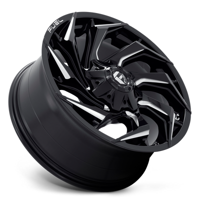FUEL OFFROAD 'REACTION' 20" D753 - Gloss Black Mill 20" Rims -18 (set of 5 Jeep 5x127/114)