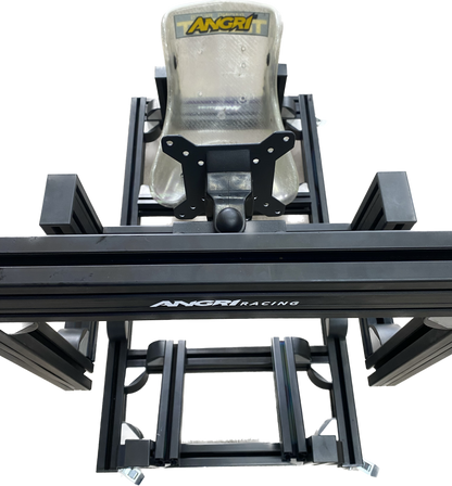 KARTPRO 'Black Series' KARTING SIM RIG (MINI Kart) with Integrated Screen Mount System