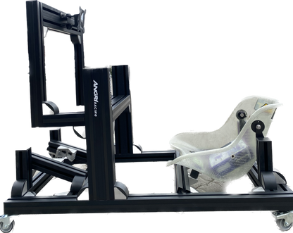 KARTPRO 'Black Series' KARTING SIM RIG (MINI Kart) with Integrated Screen Mount System