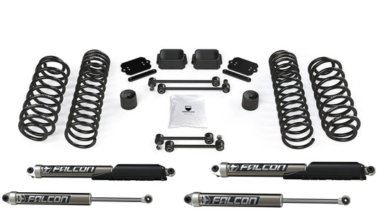 FULLY FITTED: Teraflex 2.5" Coil Lift System and Falcon SP2 2.1 Shocks for Wrangler JL 2DR / JLU 4DR (2019+)