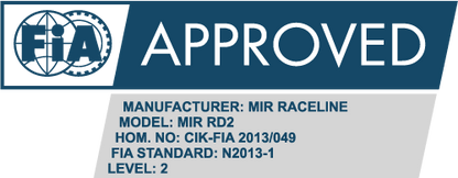 MIR 49-S Level 2 FIA Kart Suit (Grey/Black/Fluro Orange) - Size 34 (YOUTH)