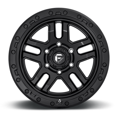 FUEL OFFROAD 'AMMO' 17" D700 - Matte Black 17" Rims 9J (set of 5 Jeep 5/127 -12) JK / JL