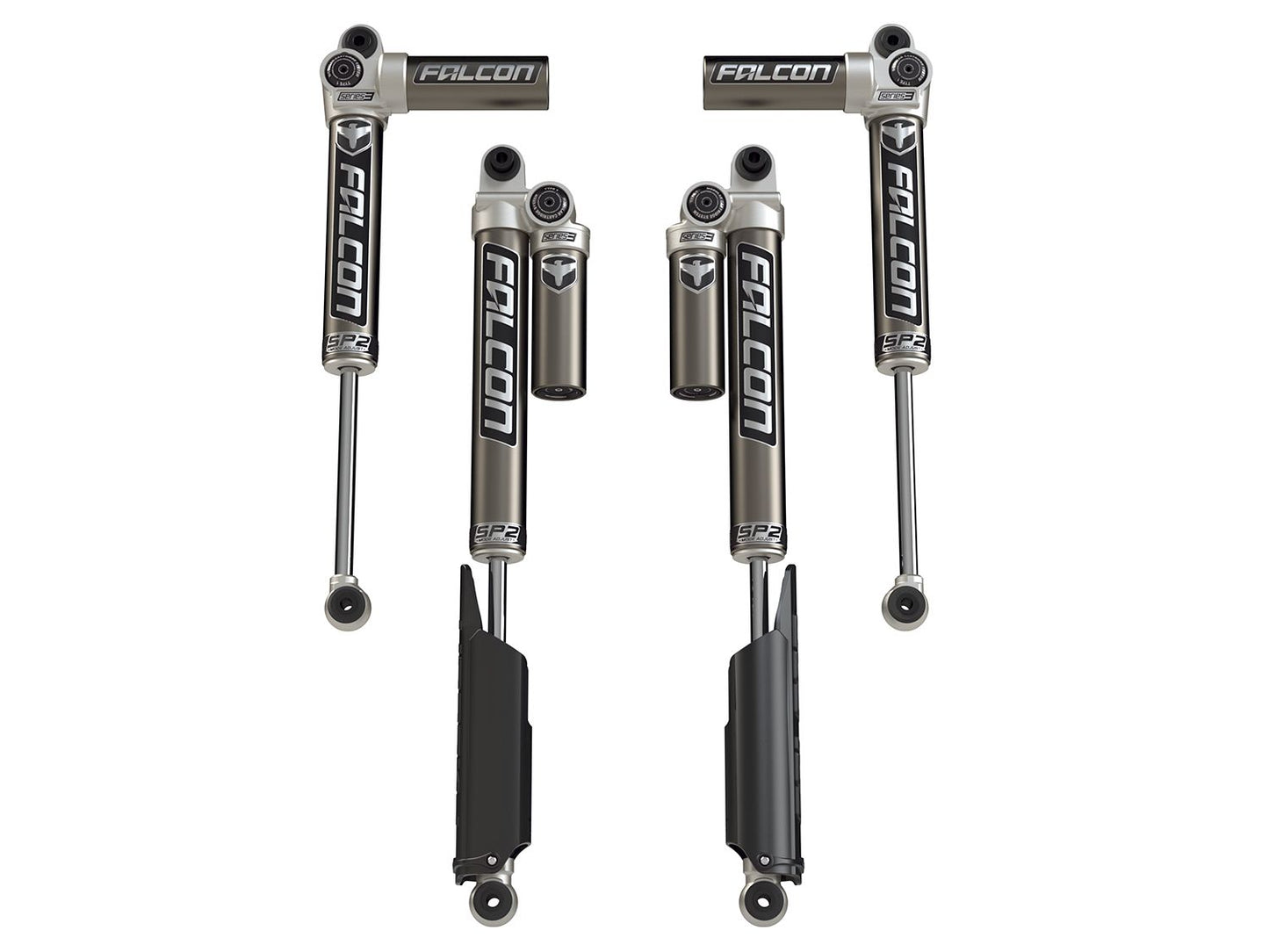 Falcon SP2 3.1 Piggyback Shocks (0-1.5” Lift) - All 4 for Wrangler 4Dr JLU