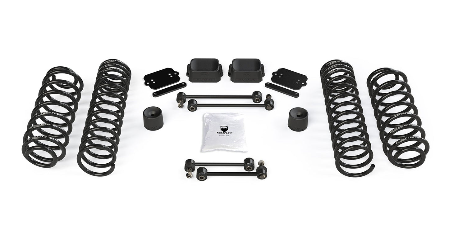 FULLY FITTED: Teraflex 2.5" Coil Lift System and Falcon SP2 2.1 Shocks for Wrangler JL 2DR / JLU 4DR (2019+)