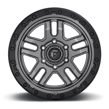 FUEL OFFROAD 'AMMO' 17" D701 - Matte Anthracite with Black Ring 17/9 Rims -12 (set of 5 Jeep 5x127 -12)