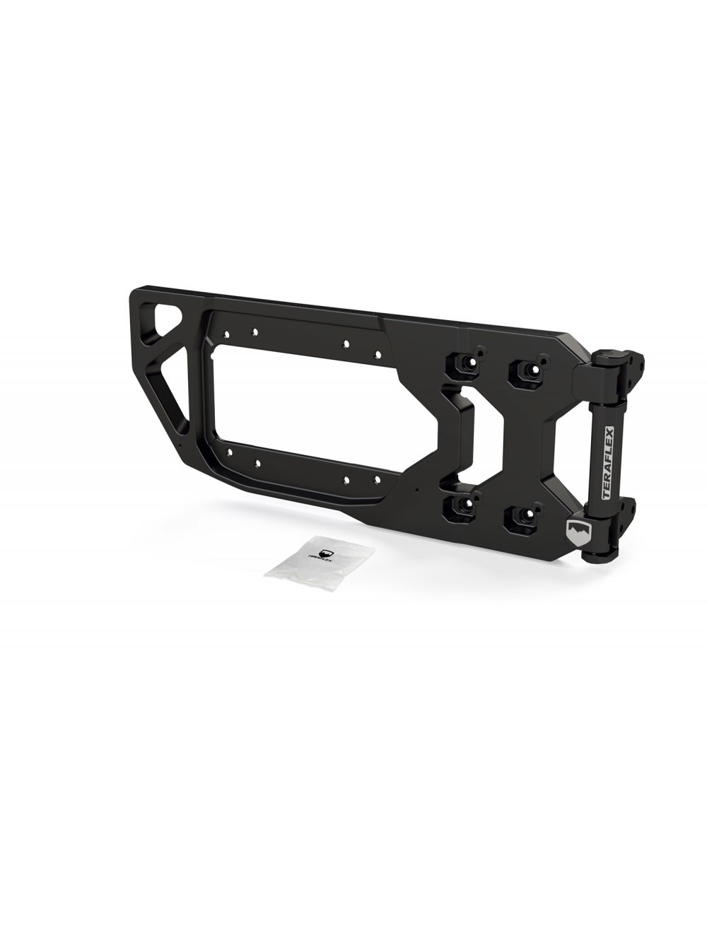 Teraflex Alpha HD Hinged Spare Tyre Carrier & Adjustable Spare Tyre Mount Kit – 5x5 for Wrangler JL JLU