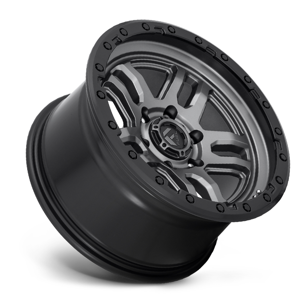 FUEL OFFROAD 'AMMO' 17" D701 - Matte Anthracite with Black Ring 17/9 Rims -12 (set of 5 Jeep 5x127 -12)