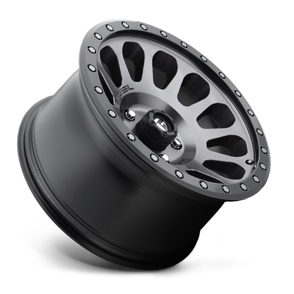 FUEL OFFROAD 'VECTOR' 18" Rims D601 for Land Cruiser - (Anthracite with Black Ring) 9J +20 (set of 5 LC 5x150)
