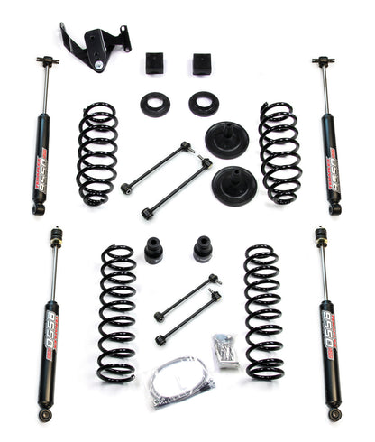 KIT ONLY: Teraflex 3" JK 2dr / JKU 4dr Wrangler Lift System Box with Teraflex 9550 Shocks