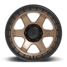 Load image into Gallery viewer, FUEL OFFROAD 'BLOCK' 17" D751 - Matte Bronze with Black Rim 17/9 Rims (set of 5 Jeep 5x127 -12)
