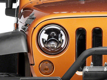 Load image into Gallery viewer, LED Headlights 'SideSlice' with DRL, Clone for Wrangler JK JKU TJ (pair)
