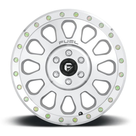 FUEL OFFROAD 'VECTOR' 20" D647 - Diamond Cut with Clear 20" Rims -18 (set of 5 Jeep 5x127)