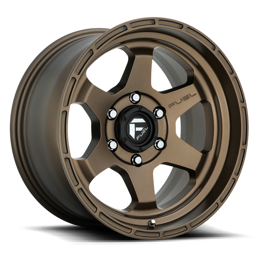 FUEL OFFROAD 'Shok' 17" D666 - Matte Bronze 17" Rims 10J -18 (set of 5 Jeep 5x127)