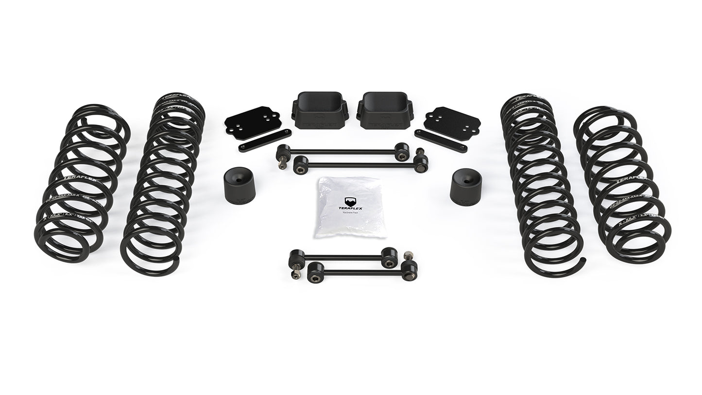 KIT ONLY: Teraflex 2.5" RHD Coil Lift System Box for Wrangler JL 2DR / JLU 4DR (2019+)  (No shocks)