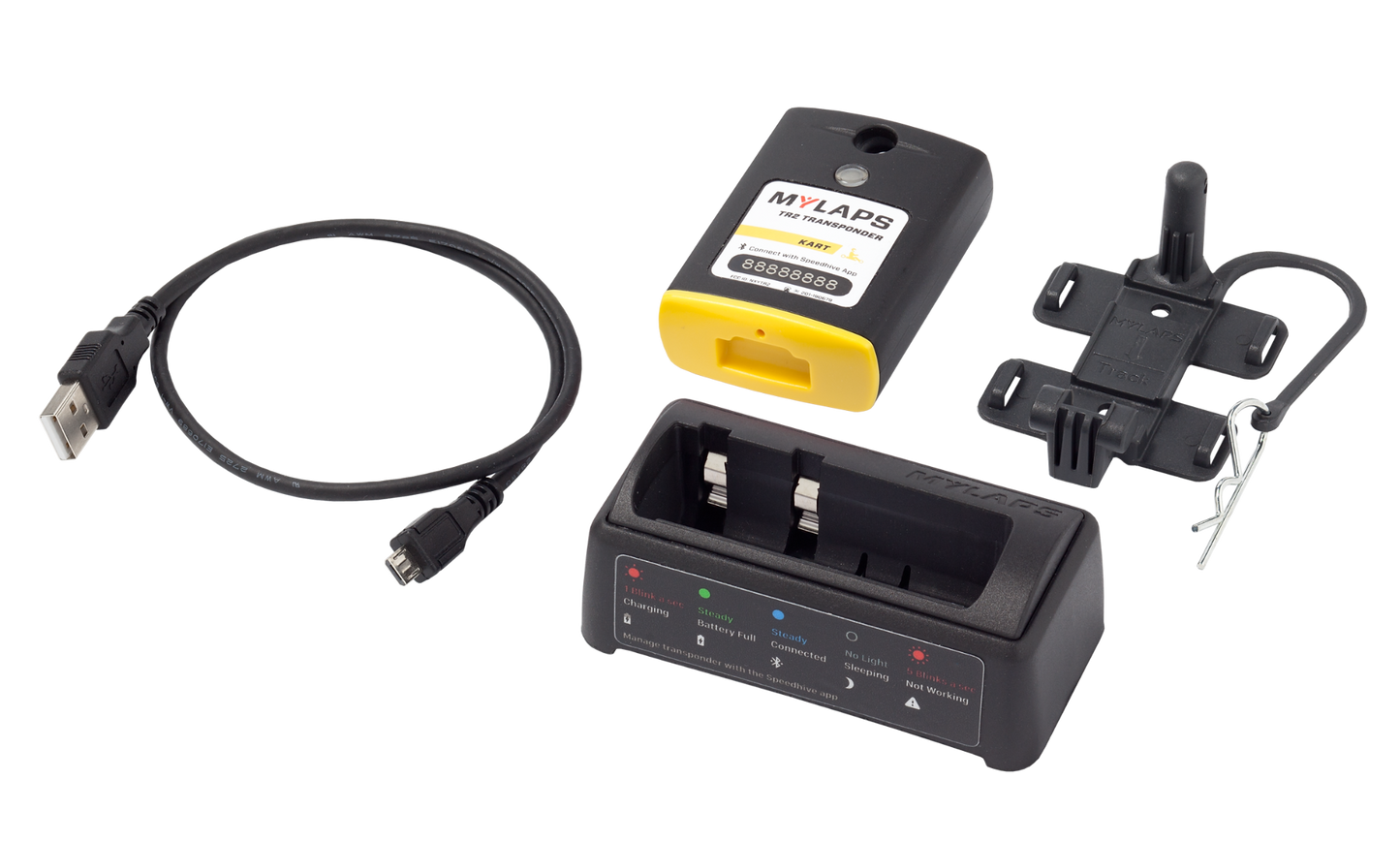 MYLAPS TR2 Transponder Kit - KARTING (inc 1 Year Subscription)
