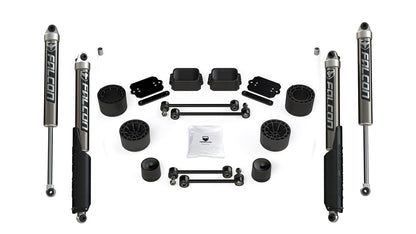 FULLY FITTED: 2.5” Teraflex Performance Spacer Lift Kit with FALCON SP2 shocks for Wrangler 2dr JL / 4dr JLU