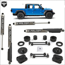 Load image into Gallery viewer, FULLY FITTED: Teraflex 2.5" Performance Spacer Lift with FALCON SP2 2.1 Shocks for JT Gladiator
